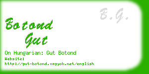 botond gut business card